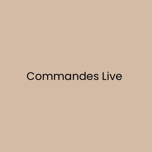 Commandes Live